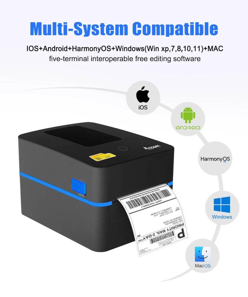 Impresora Térmica Etiquetadora OCOM OCBP-401DT de 4 pulgadas - Silvertech